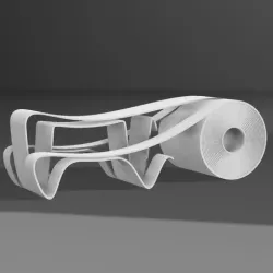 toilet paper picknick table