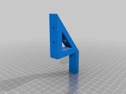 Vertikal power suply holder for Ultimaker 2+