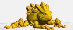 Articulated Flexi Crystal Frog