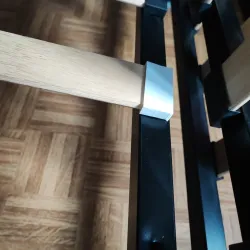 bed wooden slat attach