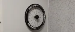 Bike wheel wall hook