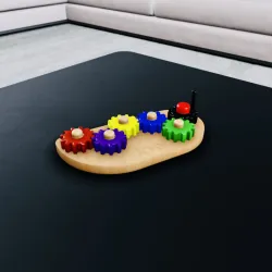 Cog Board Toy - Montessori Toy