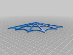Corner spider web 