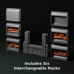 Cyberpunk Weapon Racks
