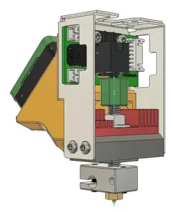 Da Vinci Pro Hotend Nozzle Replace with MK8 Heat-throat and V6 J-Head Heater Block