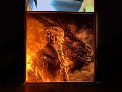 Daenerys Targaryen Lithophane