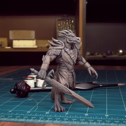 DnD Heroes Dragonborn Fighter Male [Pre-Supported]