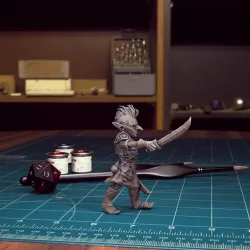 DnD Heroes Goblin Fighter Female [Pre-Supported]