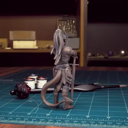DnD Heroes Tiefling Fighter Female [Pre-Supported]