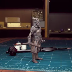 DnD Heroes Tiefling Fighter Male [Pre-Supported]