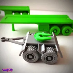 DOUBLE CHASSIS CONTAINER - ROAD TRAIN TRAILER