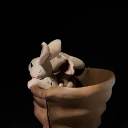 Easter Bunny Baskets - Baby Kitten