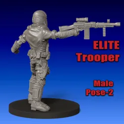 Elite 'Cartoon' Trooper, Male Pose 2