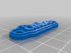Ember My Customized Multiline Tag or Keychain