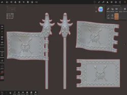 Evil Dwarf Hobgoblin Archers Infantry Banner (3of5)