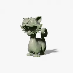 figurine of a fanny cat toy