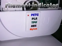 Filament indicator or custom labels slider