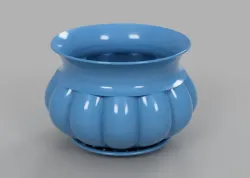 Flower Pot with Dish (Middle East Style Inspired)