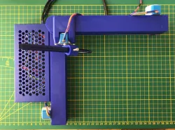 Foldable all-printed Penplotter/drawbot
