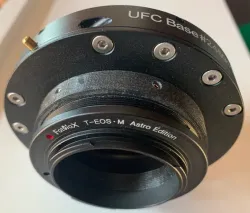 Fotodiox T-EOS M Astro Edition to Baader UFC (Universal Filter Changer) Adapter