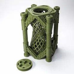 Gothic Hourglass and Case