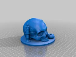 HALLOWEEN SKULL PUMPKIN