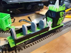 Haunted work caboose (GHOST IN THE GRAVE YARD)