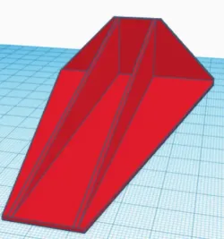 Holder for vertical board of 1.7cm width