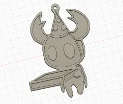 Hollow Knight Pizza Time Keychain
