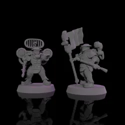 Imperial Army Guardsmen - Command Squad