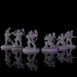 Imperial Army Guardsmen - Rifleman Squad
