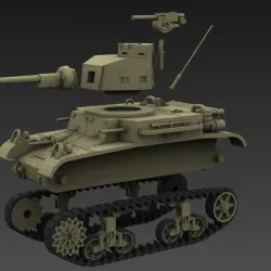 Light Tank M2A4 (USA, WW2)