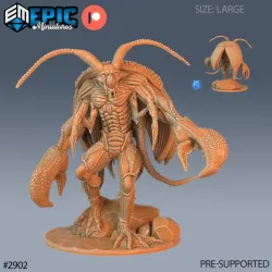 Lobster Cockroach Set / Sea Humanoid / Water Beast / Aqua Tribe Warrior / Underwater Ocean Encounter