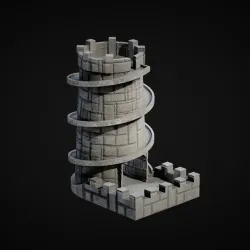 Medieval Tower - Dice Tower