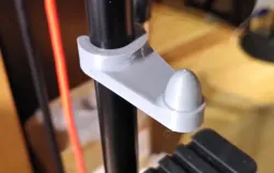 Mic stand cable hook for 15mm stand