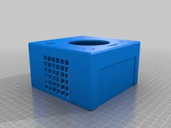 Nintendo GameCube inspired case for Odroid H3/H3+