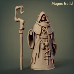 Old Female Elf, Wizard - MG2.1
