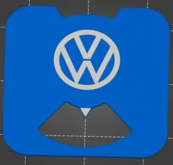 Parking disc/clock Volkswagen Logo