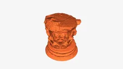 Pedestal from Roman Bath Site in Carthage