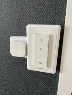 Philips Hue dimmer switch EU frame (with Fyrtur/Trådfri switch)