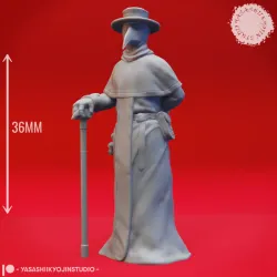 Plague Doctor Cleric - Tabletop Miniature