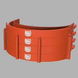 Prusa Protective Face Shield - RC3 - Hello Kitty Edition