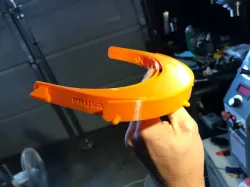 Prusa RC2 Face Shield Upper, Brow Cover, No Supports