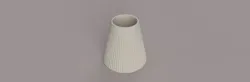 simple cone vase or pot