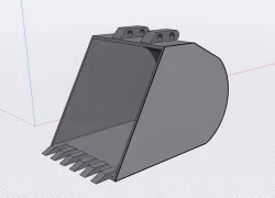 Simple Excavator Bucket