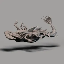 Something from the Deep - Cerberus Kraken, Sharks, Warlusfolk and Sharkfolk bundle 27
