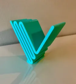 Squiggly Letter V