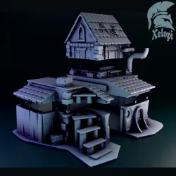 Stylized house