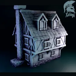 Stylized house