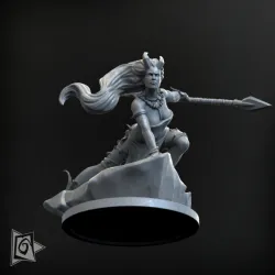 Tribal Monk (25mm base & 75mm Scale)